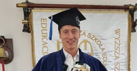 Robert Lewandowski obronił licencjat!