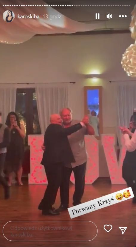 Taniec Andrzeja Grabowskiego i Krzysztofa Skiby