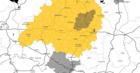 Alert IMGW. W 10 województwach gęsta mgła, a na Podkarpaciu oblodzone drogi