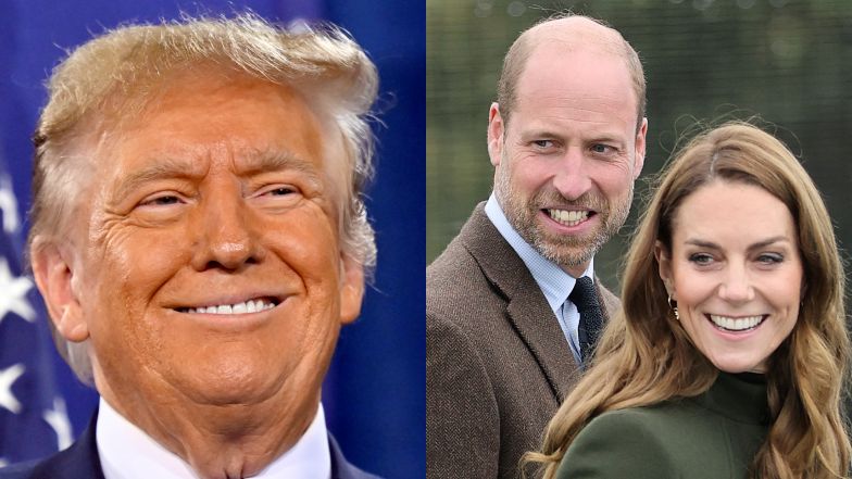 Donald Trump jest zachwycony księciem Williamem i księżną Kate