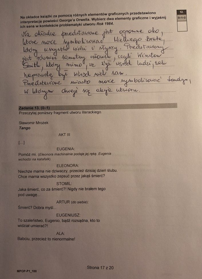  Matura 2025 z języka polskiego. Odpowiedzi i arkusz CKE