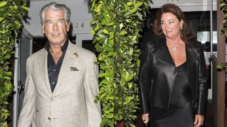 Pierce Brosnan wybrał się z żoną i znajomymi na kolację 