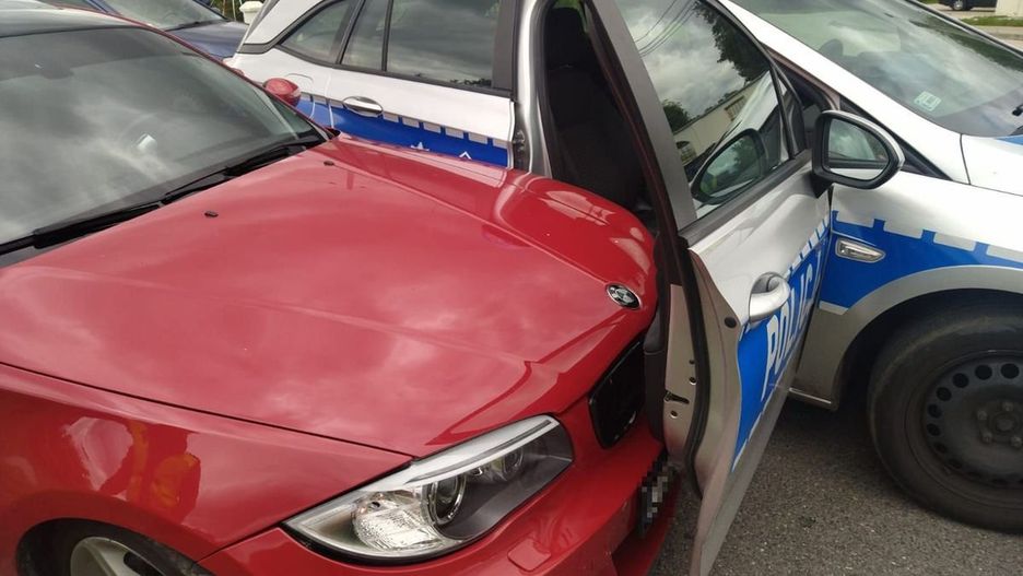 Policyjne zdjęcie z miejsca zdarzenia