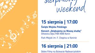 Konin: Długi sierpniowy weekend pełen atrakcji. Koncert, film i dobra kuchnia