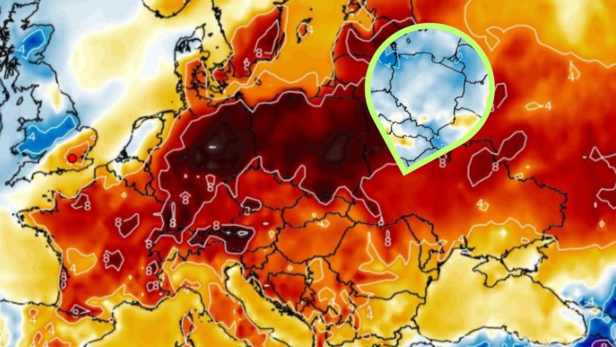 Prognoza pogody dla Polski.
