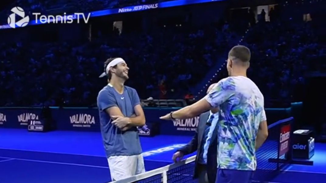 Na zdjęciu: Taylor Fritz i Hubert Hurkacz