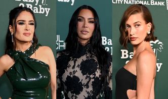 Plejada gwiazd na gali dobroczynnej: Kim Kardashian, Hailey Bieber,  Salma Hayek i inni (ZDJĘCIA)