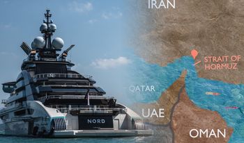 Superjacht przepłynął przez Ormuz. Należy do współpracownika Putina