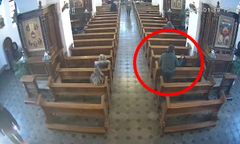 To się stało w kościele. Wszystko się nagrało