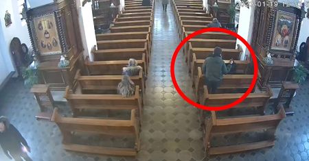 To się stało w kościele. Wszystko się nagrało