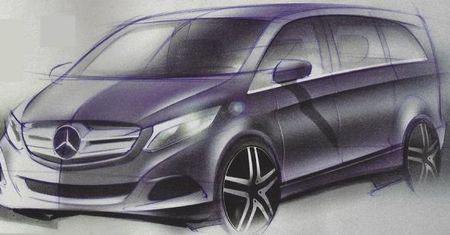 Nowy Mercedes-Benz Viano - pierwsze szkice
