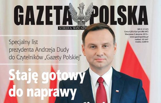 Tomasz Sakiewicz: Andrzej Duda dziękuje czytelnikom „Gazety Polskiej”, bo uosabiają jego obóz polityczny