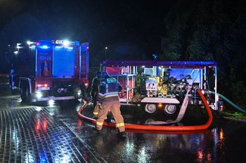 Tragiczny pożar we Włocławku. Hala stanęła w płomieniach