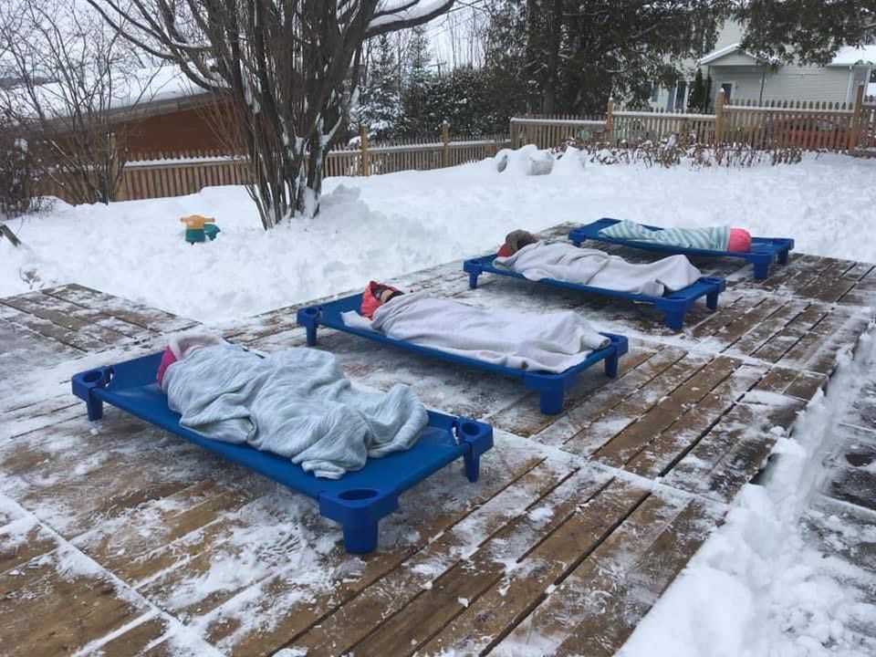 Leżakowanie na mrozie