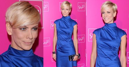 Anita Werner w sukience z tafty