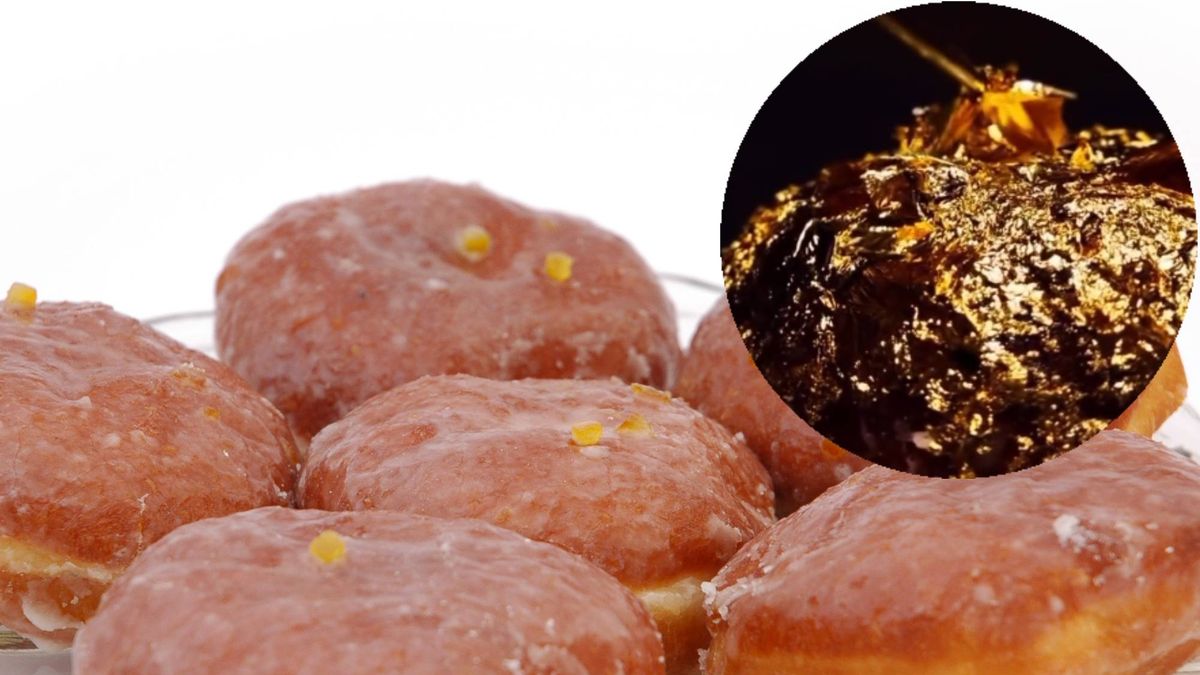 Najdroższy pączek w Polsce ma na sobie jadalne złoto 