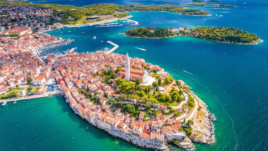 Stare Miasto Rovinj zachwyca położeniem