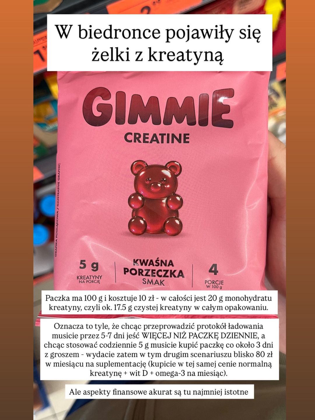 Ekspert krytykuje żelki Macieja Musiała