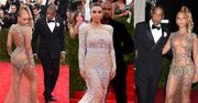 Beyonce i Kardashian w prześwitujących kreacjach! (ZDJĘCIA)