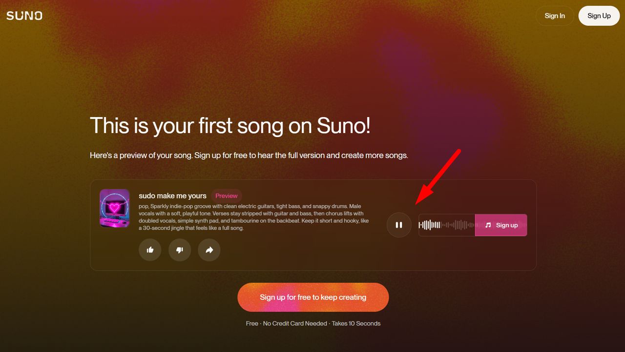 Gotowy utwór można przesłuchać