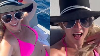 Britney Spears wygrzewa się na jachcie w różowym bikini i dzieli refleksją: "Śmiech i wygłupy to najlepsze lekarstwo w życiu"