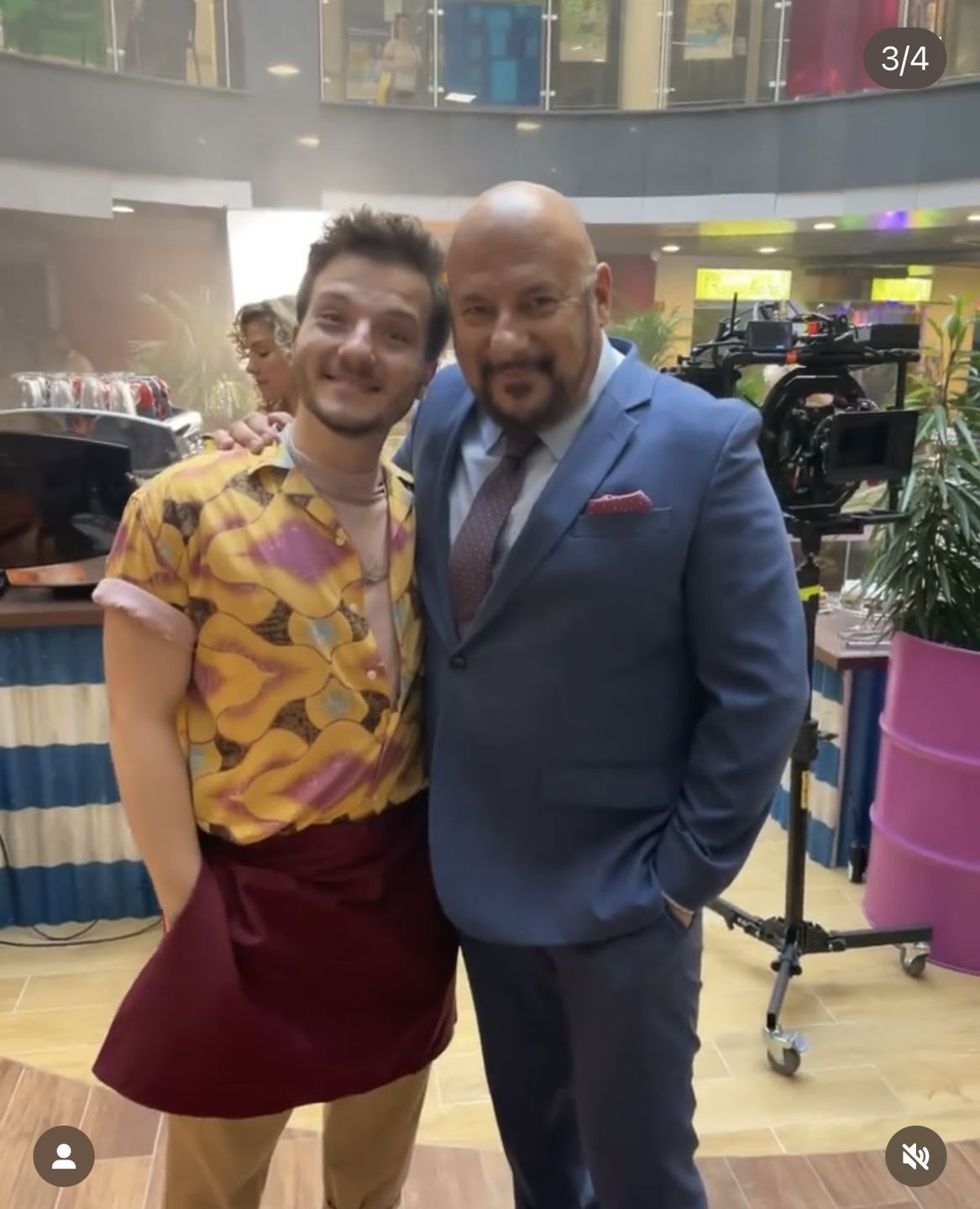 Piotr Gąsowski z synem Jakubem