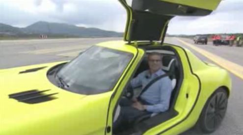 David Coulthard testuje elektryczną rakietę - Mercedes-Benz SLS E-Cell [video]