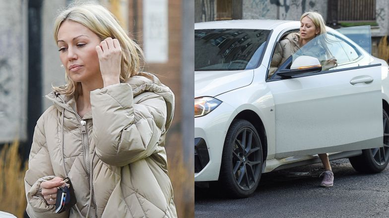 Magdalena Ogórek parkuje na zakazie