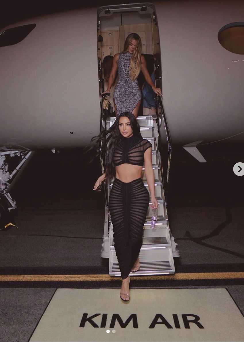 Kim Kardashian's private jet