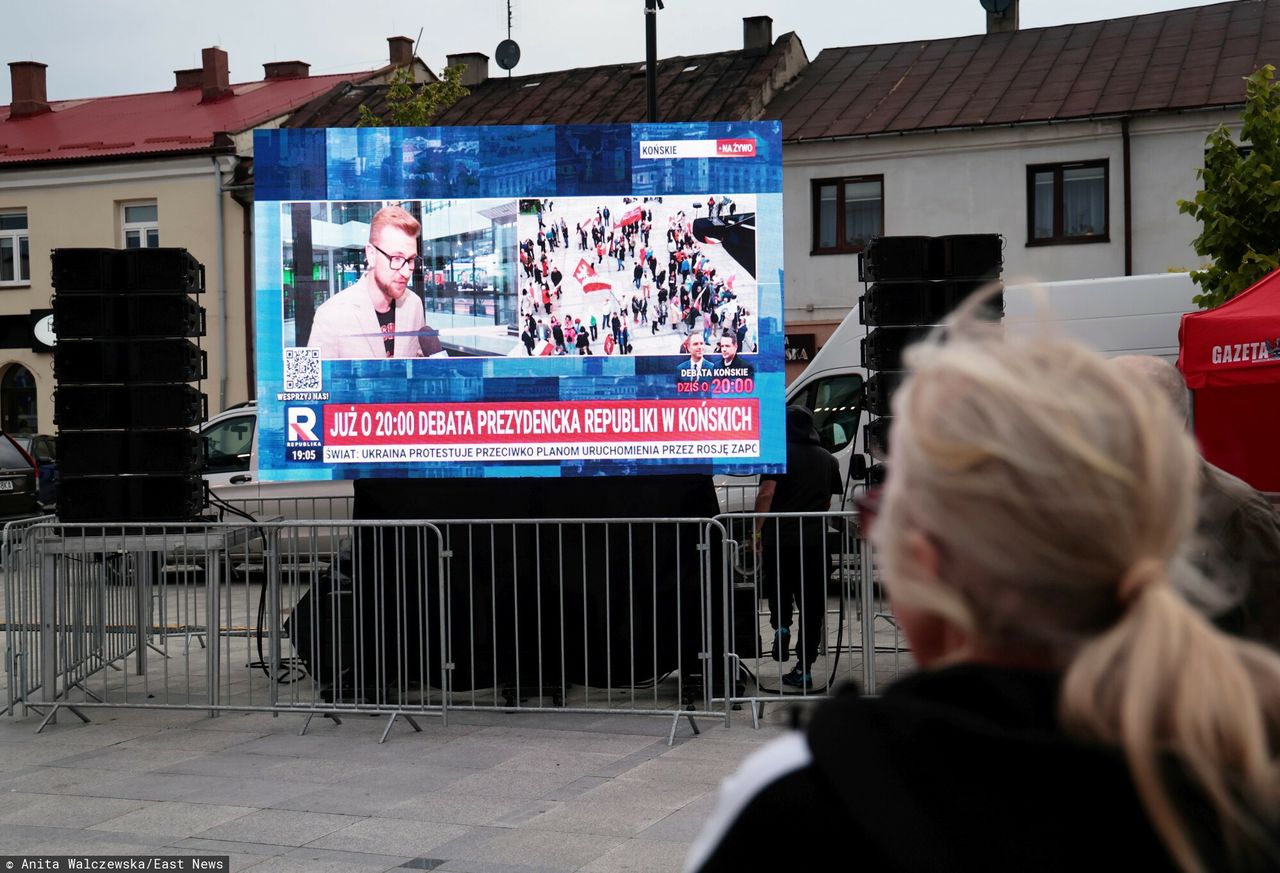 Nawrocki nie zgromadził tłumów. Oglądalność Telewizji Republika