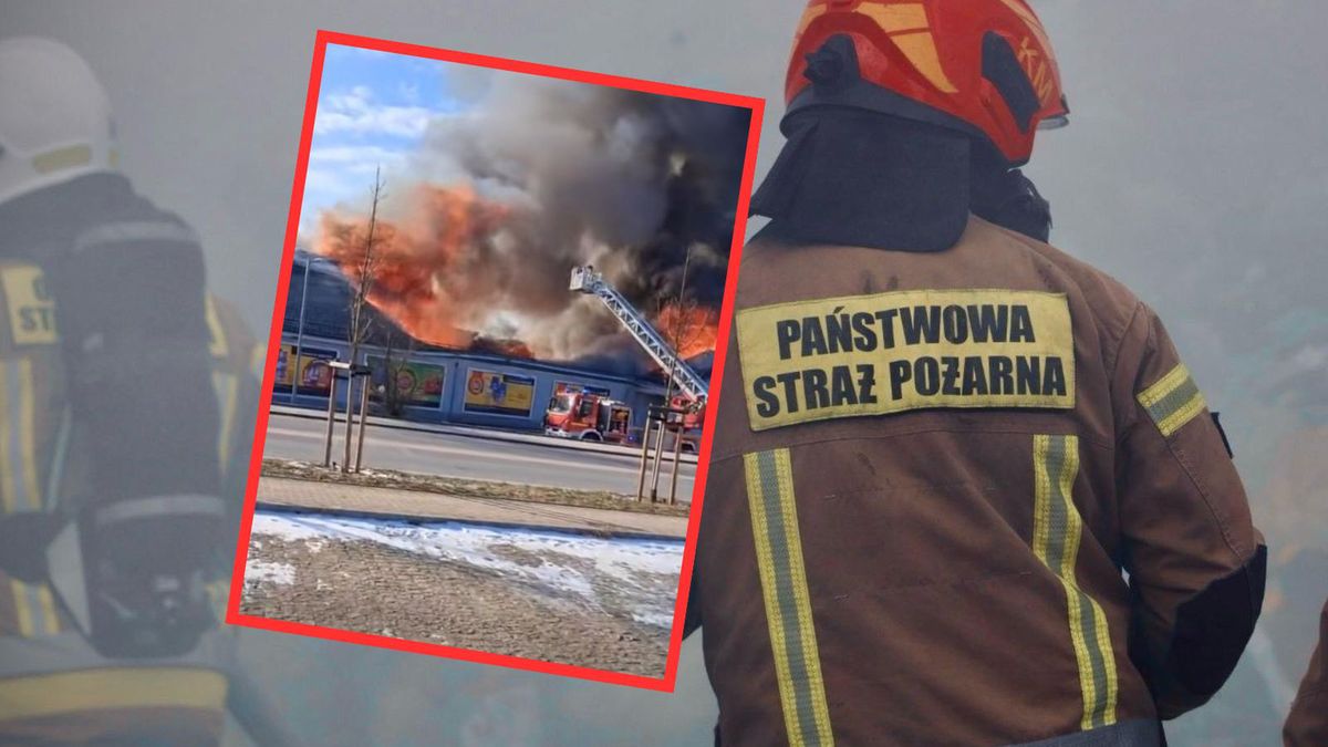 Pożar w Polkowicach