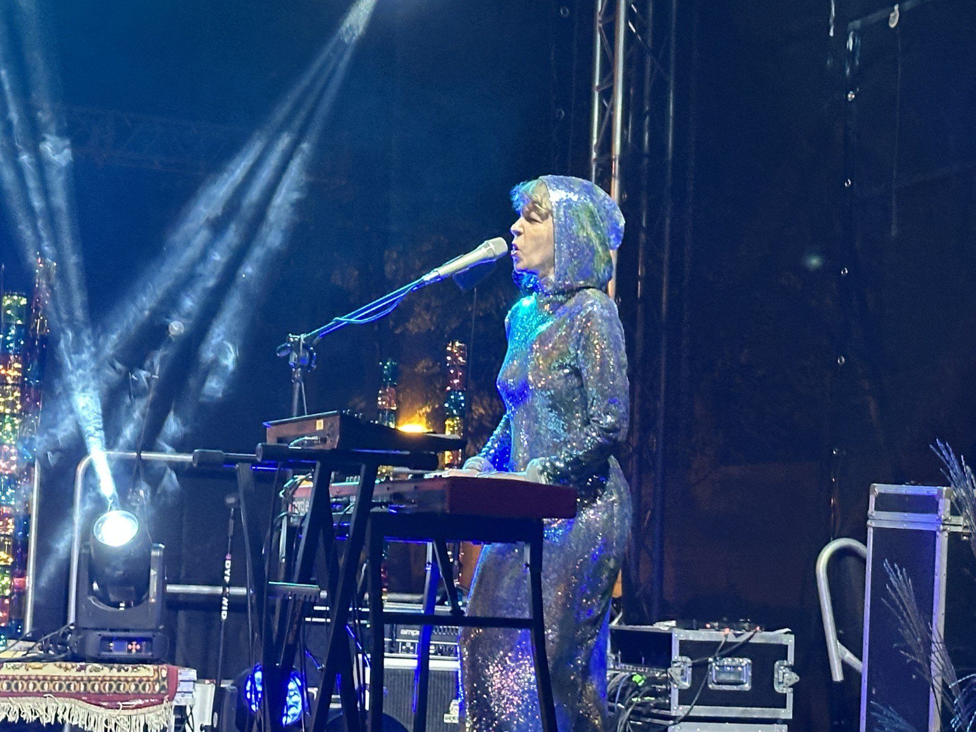 Na letniej scenie Elektrowni wystąpiła Ina West.