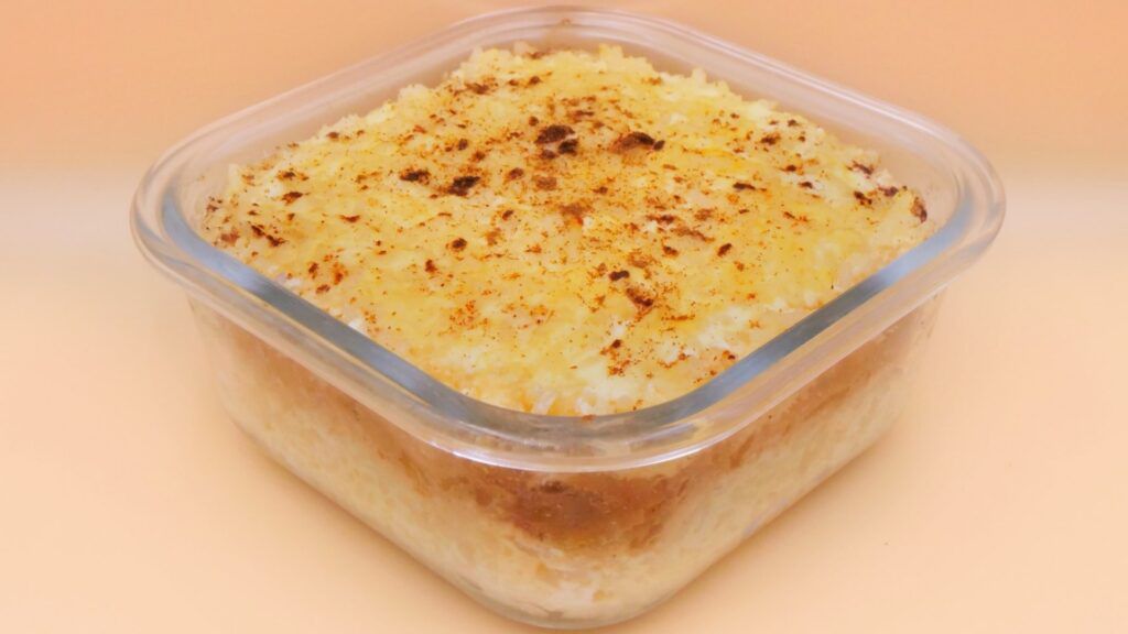 ryż zapiekany z twarogiem i jabłkiem przepis