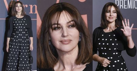 Bardzo szczupła Monica Bellucci odbiera nagrodę na festiwalu filmowym (ZDJĘCIA)