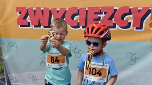Toruń: Dzieci ścigały się na rowerkach. Zobacz, jak było w sobotę w Centrum Handlowym "Kometa"