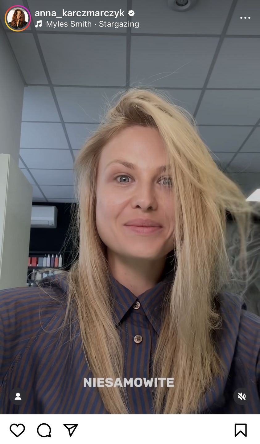 Anna Karczmarczyk przefarbowała się na blond 
