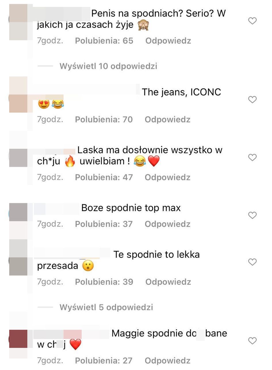 Fani reagują na spodnie Margaret