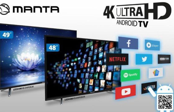 Manta: dwa nowe telewizory 4K z Androidem za 1599 zł i 1699 zł
