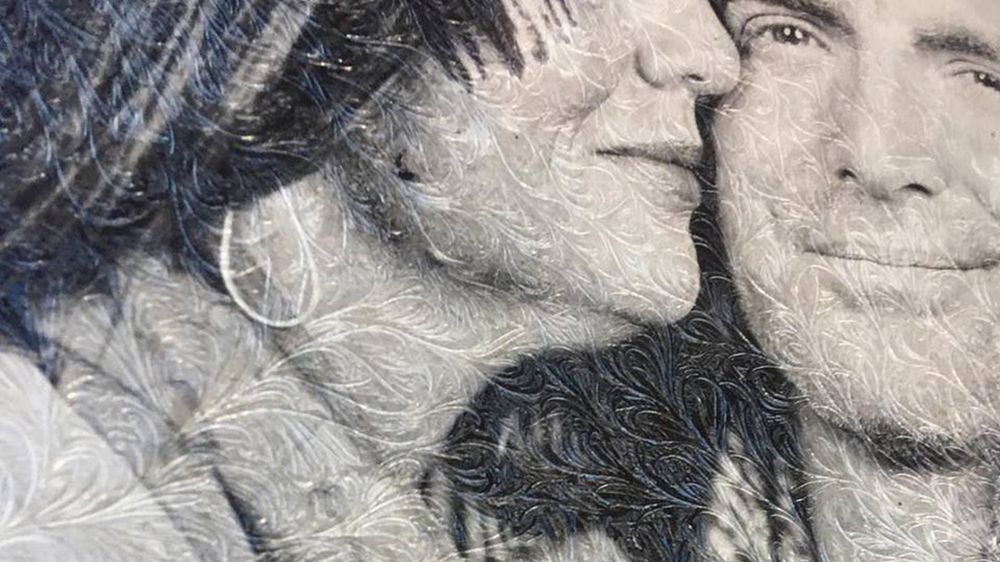 Wspaniały mroźny wzór na płycie z kolodionem 1