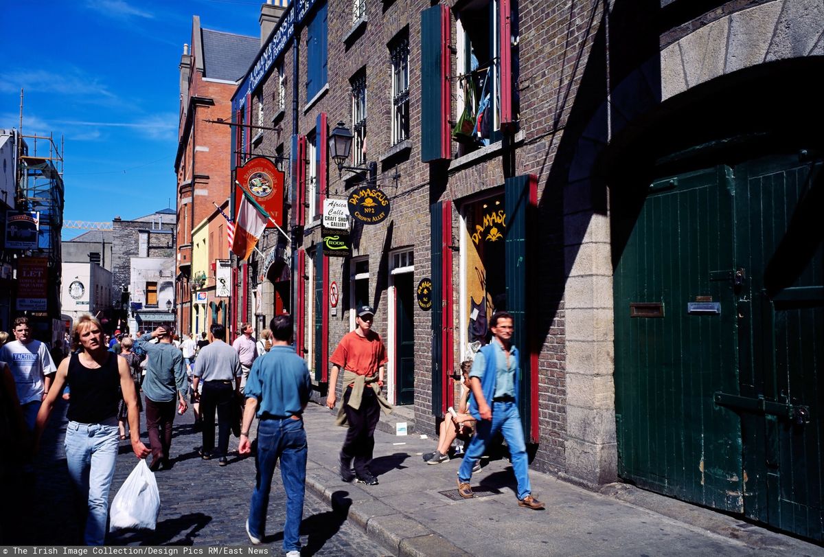 Dzielnica Temple Bar w Dublinie