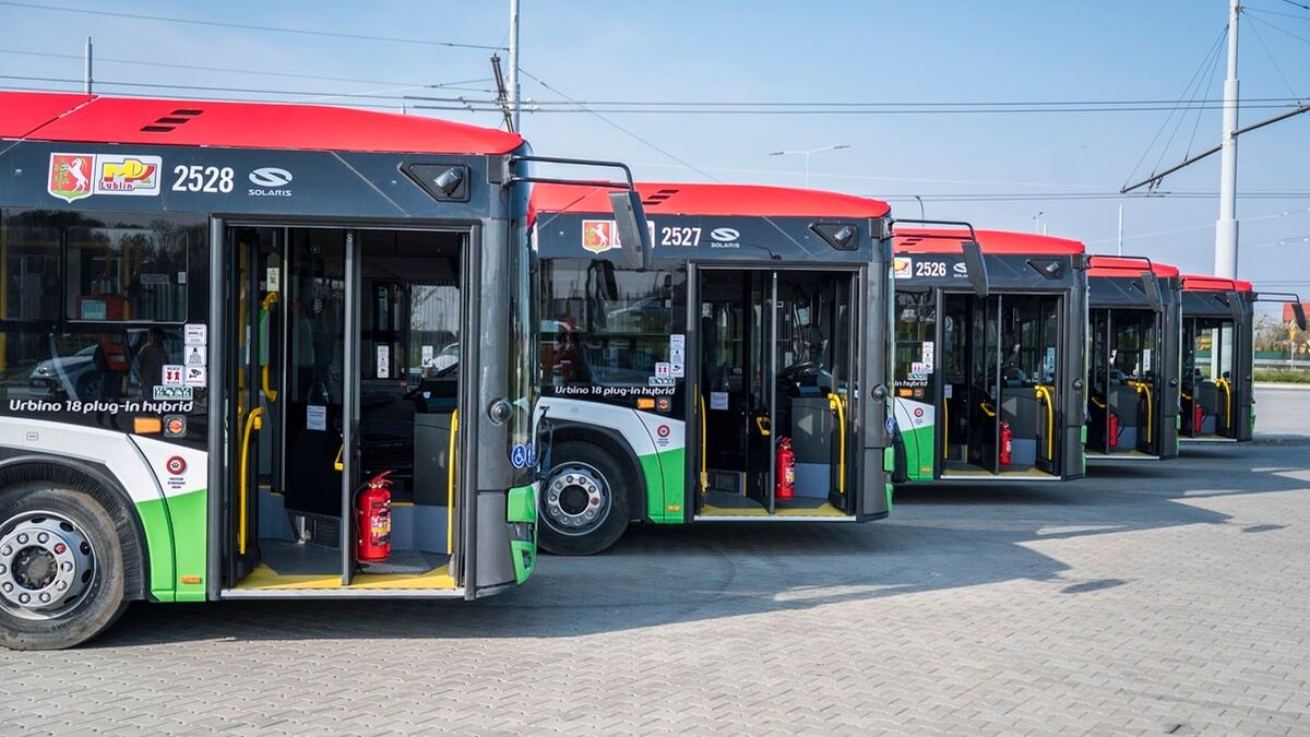 Nowe przegubowe autobusy hybrydowe MPK Lublin