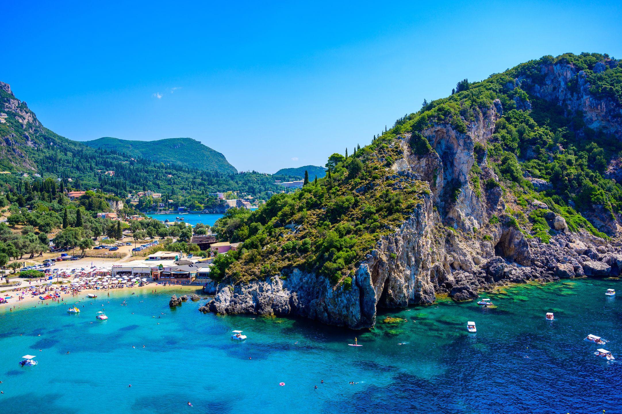 Plaża Agios Spiridon na Korfu