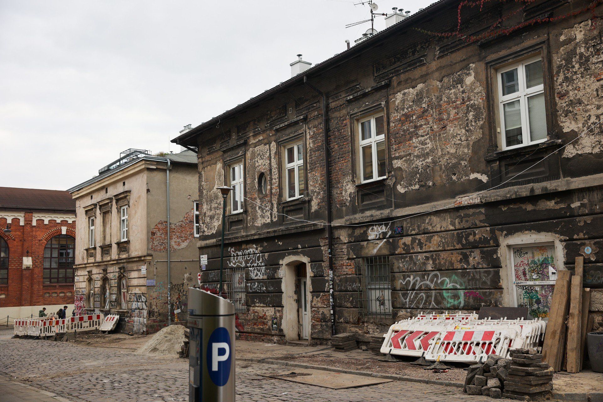 Plac Bawół i okolice ul. Dajwór na Kazimierzu w Krakowie