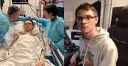 17-latek stracił obie nogi, gdy pomógł kobiecie w pociągu. Są nowe wieści