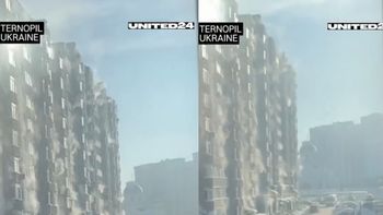 Niezwykłe nagranie z Ukrainy. Tak parują bloki