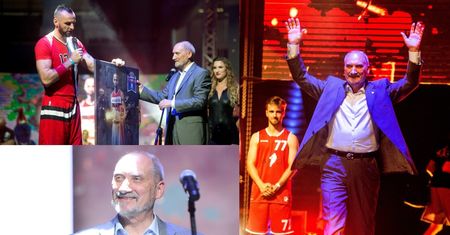 Macierewicz też chciał pograć z Gortatem, ale... ZOSTAŁ WYGWIZDANY! (ZDJĘCIA)