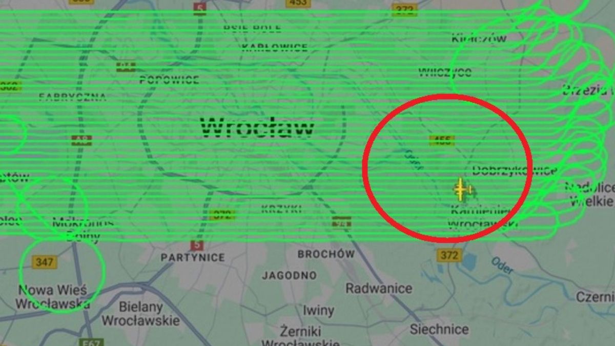 Dziwny lot nad Wrocławiem