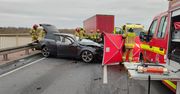 Tragiczny wypadek na drodze krajowej nr 50 w powiecie płockim. Nie żyje 23-letni kierowca audi!