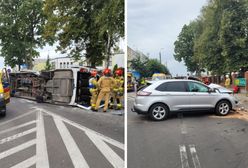 Autobus zderzył się z osobówką. 11 osób rannych