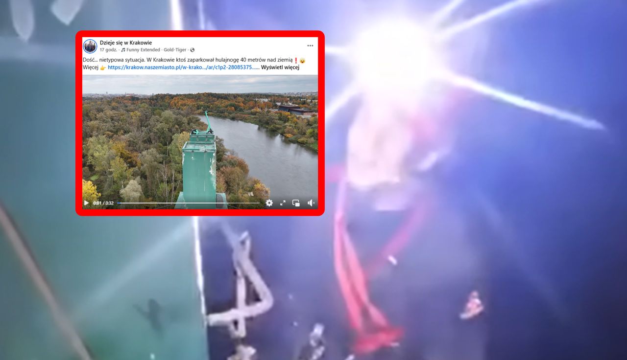 Ujęcia z Krakowa obiegły Polskę. Policja zabiera głos